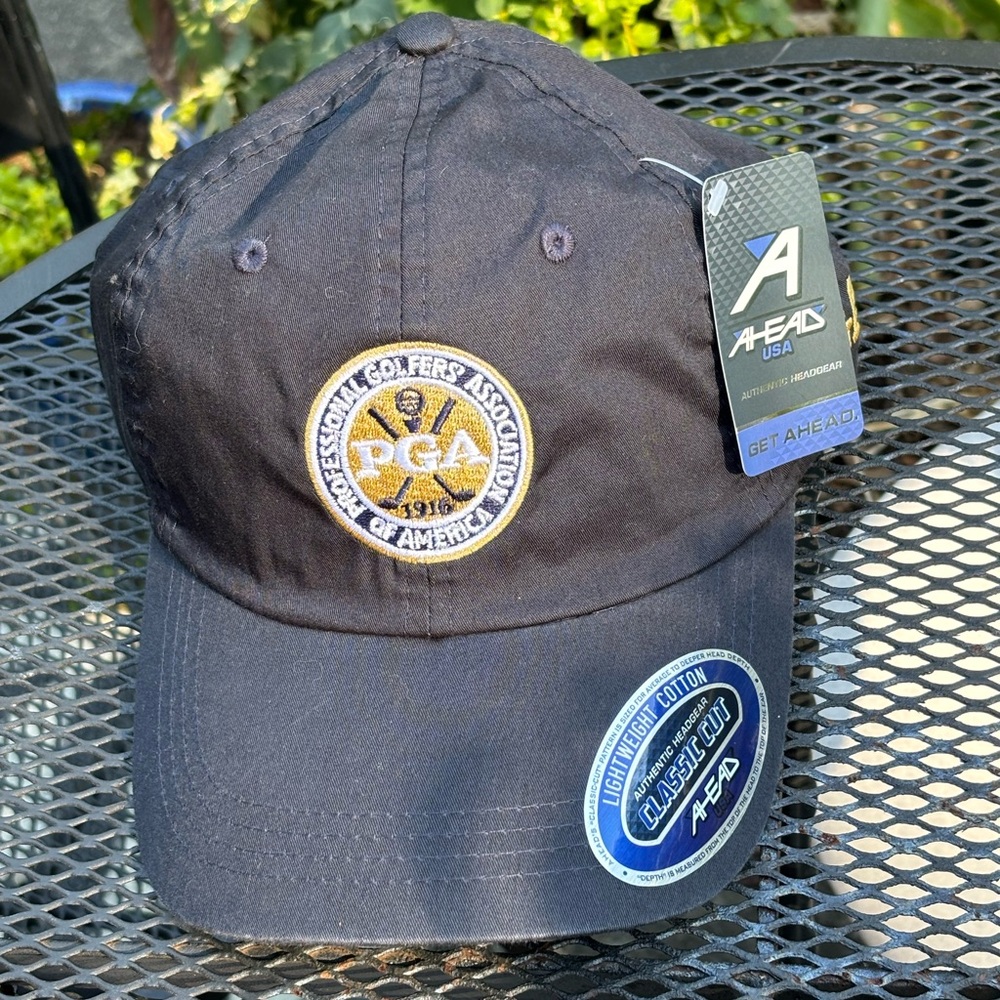 Professional Golfers Association Lightweight Cotton Hat With Adjustable Strap.